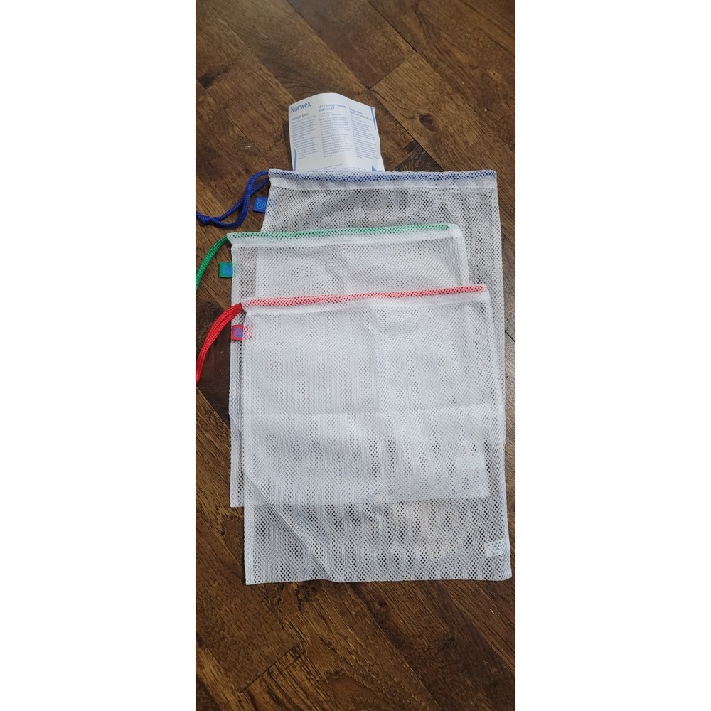 NEW Set of 3 Norwex Reusable Produce/Vegetable Bags Grocery